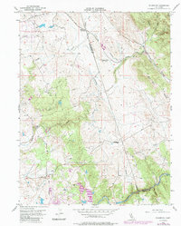 Folsom SE 1954 topographic map thumbnail