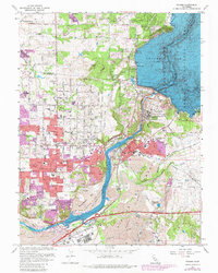 Folsom 1967 topographic map thumbnail