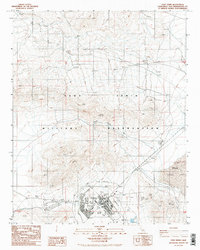 Fort Irwin 1986 topographic map preview