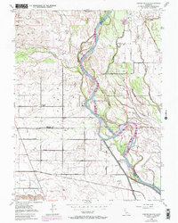 Foster Island 1950 topographic map thumbnail