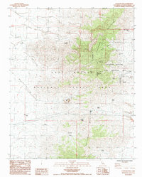 Fountain Peak 1985 topographic map thumbnail