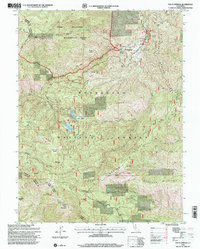 Fouts Springs 1996 topographic map thumbnail