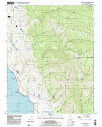 Franklin Point 1998 topographic map thumbnail
