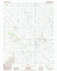 Franklin Well 1987 topographic map thumbnail