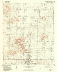 Joshua Tree North 1972 topographic map thumbnail