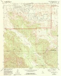 Joshua Tree South 1972 topographic map thumbnail