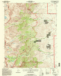 Kearsarge Peak 1994 topographic map thumbnail