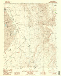 Keeler 1987 topographic map thumbnail