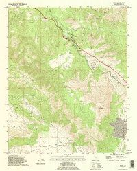 Keene 1992 topographic map thumbnail
