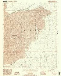 Kelso Dunes 1984 topographic map thumbnail