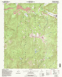 Kern Peak 1994 topographic map thumbnail
