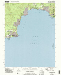 Kings Beach 1992 topographic map thumbnail