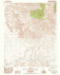 Kingston Peak 1984 topographic map thumbnail