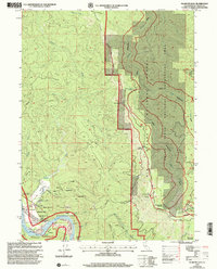 Klamath Glen 1997 topographic map thumbnail