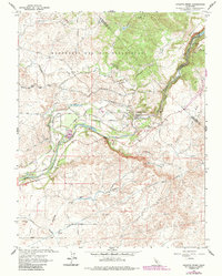 Knights Ferry 1962 topographic map thumbnail