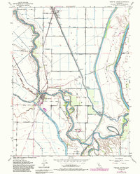 Knights Landing 1952 topographic map thumbnail