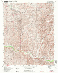 Knob Hill 1965 topographic map thumbnail