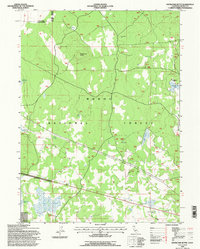 Knobcone Butte 1993 topographic map thumbnail