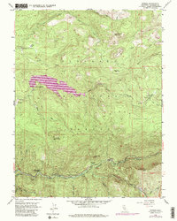 Kyburz 1952 topographic map thumbnail