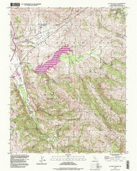 La Costa Valley 1996 topographic map thumbnail