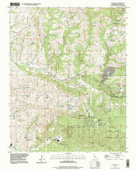 La Honda 1997 topographic map thumbnail