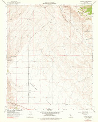 La Panza NE 1966 topographic map thumbnail
