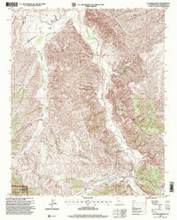 La Panza Ranch 1995 topographic map thumbnail