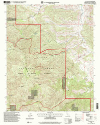 La Panza 1995 topographic map thumbnail
