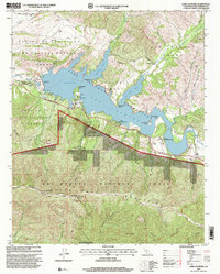 Lake Cachuma 1995 topographic map thumbnail