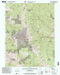 Mendocino Pass 1996 topographic map thumbnail