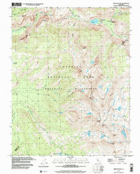 Merced Peak 1997 topographic map thumbnail