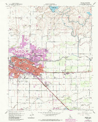 Merced 1961 topographic map preview