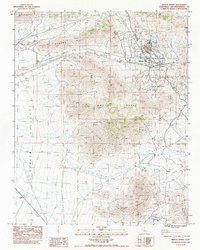 Mescal Range 1983 topographic map thumbnail