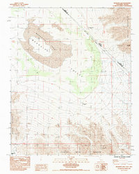 Mesquite Lake 1985 topographic map thumbnail