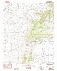 Mid Hills 1983 topographic map thumbnail