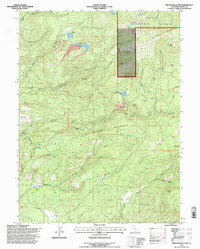 Miller Mountain 1995 topographic map thumbnail