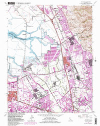 Milpitas 1961 topographic map thumbnail