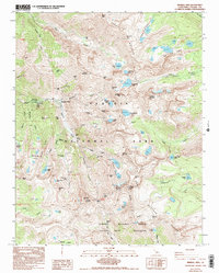Mineral King 1988 topographic map thumbnail