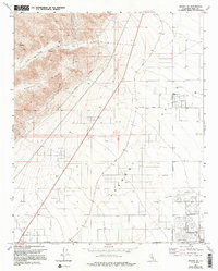 Mojave NE 1973 topographic map thumbnail