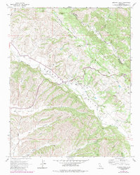 Monarch Peak 1967 topographic map thumbnail