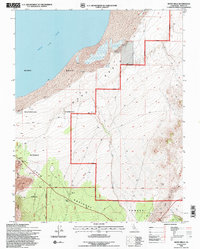 Mono Mills 1994 topographic map thumbnail