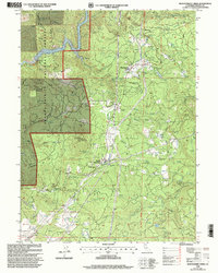 Montgomery Creek 1998 topographic map thumbnail
