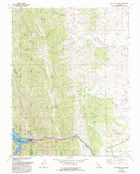 Monticello Dam 1959 topographic map thumbnail