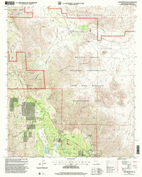 Monument Peak 1997 topographic map thumbnail