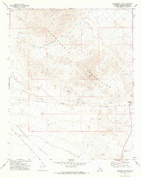 Monumental Pass 1971 topographic map thumbnail