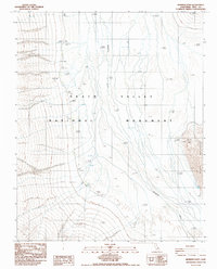 Mormon Point 1986 topographic map thumbnail