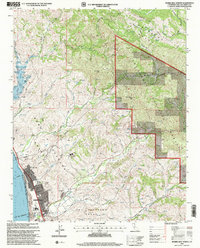 Morro Bay North 1995 topographic map preview