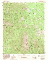 Moses Mtn topographic map thumbnail
