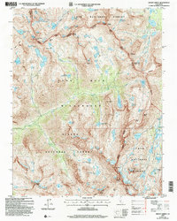 Mount Abbot 2004 topographic map thumbnail