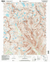 Mount Goddard 2004 topographic map thumbnail